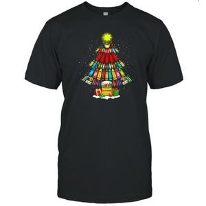 Come And Paint A Christmas Tree With Me Teacher T-Shirt